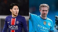 ‘축구도사’ 둘의 만남 성사?…나폴리 관심 받는 이강인, ‘EPL 최고 미드필더’ 더브라위너와 한솥밥 가능성