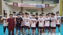 중부대 배구부, 과학적 교정기법 도입 후 충남대에 3-0 완승