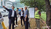 고준호 경기도의원, 분수천 친수공간 조성공사 현장 점검…“힐링 공간 기대”