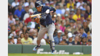 ‘연속경기안타 행진 마감’ 탬파베이 김하성, 보스턴전 4타수 무안타…타율 0.263