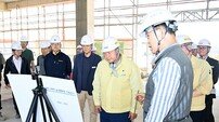 김경일 파주시장, 대규모 건설 현장 ‘근로자 안전 점검’