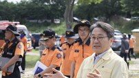 강기정 광주시장, ‘집중호우’ 신안교 실종자 수색 현장 방문