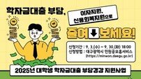 대구시, 대학생 학자금대출 이자 지원…대학원생까지 확대