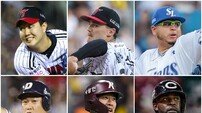 LG 집안싸움에 삼성 반격 이끈 후라도까지…KBO, 8월 월간 MVP 후보 6인 발표