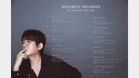 신승훈, 정규 12집 ‘SINCERELY MELODIES’ 트랙리스트 공개