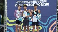 경주시청 김성식, 철인3종 전국선수권 우승