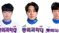 동의과학대 야구부, KBO 신인 드래프트 2명 지명·육성 선수 2명 입단