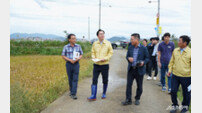 윤병태 나주시장, 벼 깨씨무늬병 피해 현장 점검