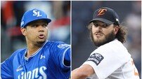 ‘PO 1차전 우천 취소’ 선발 매치업은 그대로…18일 삼성 가라비토 vs 한화 폰세 격돌
