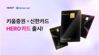 “VIP 라이프스타일 경험” PLCC ‘키움증권 히어로 신한카드’ 출시