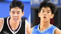 ‘고등학생들의 KBL 습격’ 보는 재미 넘친다! 단신 가드 김건하·양우혁의 프로 적응기