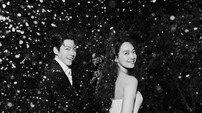 ‘20일 결혼’ 신민아♥김우빈, 웨딩시진 공개.. “눈 내리는 영화 같은 한 장면”