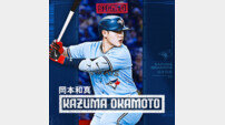 ‘광폭행보’ 토론토, 오카모토와 ‘4년-868억 원’ 계약 공식 발표