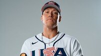 ‘우승 0순위’ 미국, 2026 WBC 유니폼 공개 ‘성조기 형상화한 S’