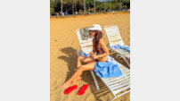 채정안, 48세 안 믿겨…하와이 해변 홀린 탄탄 각선미 [DA★]