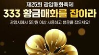 광양시, 제25회 광양매화축제 개막…333만 원 황금매화 등 경품 풍성