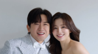 이민우, 11세 연하 아내와 웨딩화보 공개…“내 인생 함께할 사람”