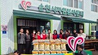 순천시 새순천여성라이온스클럽, ‘사랑의 밥차’에 쌀 500kg 후원
