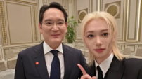 필릭스, 이재용 옆에서 웃었다…“이재용복, 돈 들어온다” [SD셀픽]