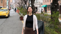 이유영 “살찐 임산부”…벚꽃 아래 D라인 포착 [SD셀픽]