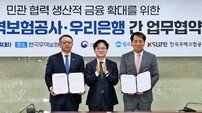 “산업통상부·한국무역보험공사와 맞손” 우리은행, 생산적 금융 3조 지원