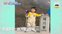 ‘슈돌’ 심형탁, 子 하루와 등산 성공…“꽃이다 꽃”에 웃음