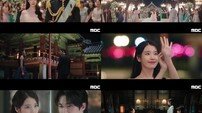 ‘낭만 가득’ 아이유-변우석, 선상 위 ‘로맨틱한 입맞춤♥’ (대군부인)