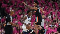 블로킹 12개 NBA PO 역사 바꾼 ‘신인류’ 웸반야마 하지만 샌안토니오는 에이스 에드워즈가 복귀한 미네소타를 넘지 못했다