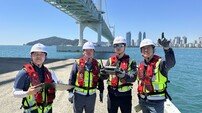 “바다 위아래 샅샅이”… 부산시설공단, 광안대교 입체 점검 나섰다