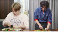 김재중 vs 윤시윤, 칼질 대결…미남 4인방 레스토랑 오픈 (편스토랑)