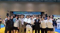“대학 진학 첫 전국대회서 은빛 메치기” 동의과학대 허가은, 유도 은메달