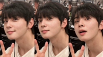 차은우, 군백기 잊게 한 근황…여전한 ‘얼굴 천재’ [SD셀픽]
