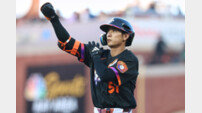 MLB 타율 2위 이정후, 올스타 투표서는 NL 외야수 20위…‘마이너리그’ 김혜성은 NL 2루수 부문 4위
