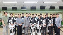 김운남 고양시의회 의장, 주엽고 사격부 찾아 선수들 응원