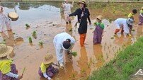 무안군, 논 위에 울려 퍼진 전통의 가락…상동 들노래 모내기 행사 성료