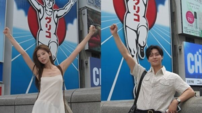기희현♥이상윤, 손잡고 오사카 데이트…열애 직접 공개