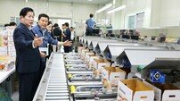 공영민 고흥군수, 농산물 스마트 공급센터 현장 살피며 농업인 소통