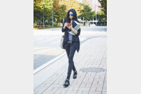 전지현, 출근길 패션 공개…편안한 스타일도 ‘런웨이 느낌’