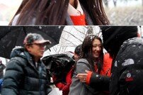 ‘상속자들’ 마지막회 촬영 모습, 박신혜 눈물 ‘글썽’…하얀 눈 ‘펑펑’