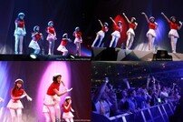 크레용팝, 레이디 가가 북미 투어 콘서트 현장 공개