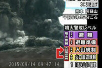 일본 ‘아소산’ 화산폭발, ‘분화 속보’ 발령…검은 재 구름이 2000m 상공까지