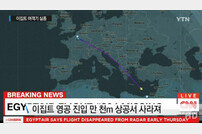 66명 탑승한 이집트 여객기 실종, 추락한 것으로 추정…“한국인 탑승자는 없어”