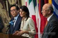 헤일리 美 유엔대사, 북한 ‘핵폐기→핵실험 중단’ 대화 조건 완화