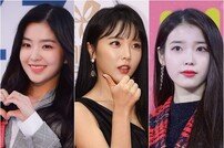 아이린-홍진영-아이유,4월 女 광고모델 브랜드평판 TOP3
