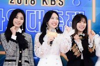 [포토] ‘2018 KBS 가요대축제’ 트와이스 쯔위-나연-정연 ‘내년에도 많이 사랑해주세요!’