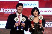 [포토] 인천남매 정지석-이재영, 프로배구 영광의 MVP!