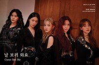 [DA:차트] AOA ‘날 보러 와요’ 1위, 5인조 성공 복귀