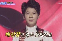 [DA:리뷰] ‘미스터트롯’ 정동원, 남승민에 압도적 승리…3차 본선 진출