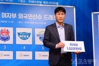 [포토] 김우재 감독 ‘1순위 선택은 안나 라자레바