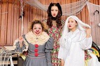 [DAY컷] 한혜진, 9척 인형→광기 어린 삐에로 박나래…섬칫 분장